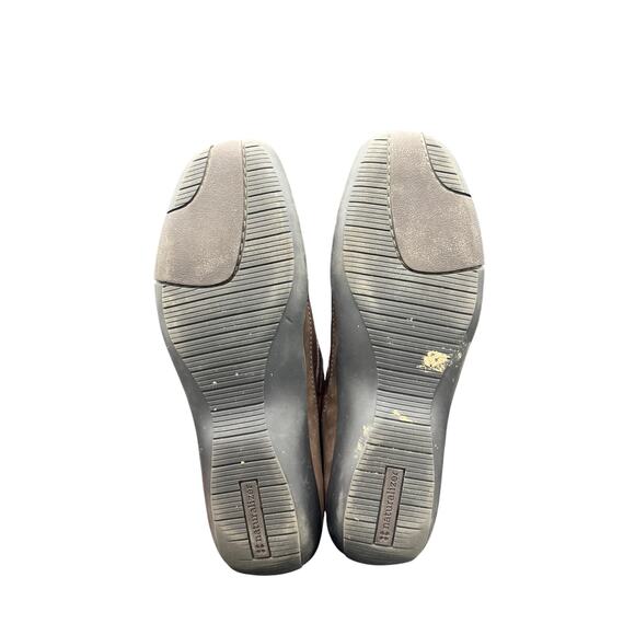 🤎 Naturalizer “Carlo” Brown Leather Comfort Sneakers sz 8.5N Narrow hook loop - Picture 4 of 5
